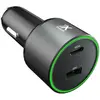 Image de Chargeur allume-cigare XMOOVE 100W USB-A et USB-C