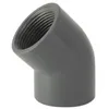 Image de Coude 45° Femelle/femelle à visser en PVC - 3/4''