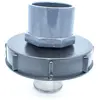 Image de Couvercle 15cm pour cuve 1000L avec entrée PVC 75/90 et filtre 2 pouces