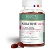 Image de BIOCYTE Kératine Gummies Pousse Cheveux - Keratine, Vitamine E, Zinc, Selenium, Biotine - 60 Gummies Goût Fruits Rouges - Programme 30 jours
