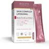 Image de BIOCYTE Skin Complex Liposomal - Complément Alimentaire Beauté de la Peau, Anti-âge, Comble les Rides - Collagène, Vitamine C, Acide Hyaluronique, Co Q10-14 Sticks - Programme de 14 Jours