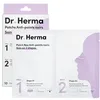 Image de Dr Herma   Patch Nez Point Noir 2 étapes Format Nez   Purifie, Désincruste & Ressere les Pores   5 Paires de Patch Nasal Anti Imperfection Visage