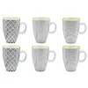Image de Bjorn Tasse PATTERN 9cl - 6 pièces - Eclipse