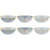 Image de Bjorn - 6 Bols Pattern Eclipse gris anthracite - D.21 cm OS