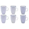 Image de Bjorn Tasse PATTERN 9cl - 6 pièces - Dark blue