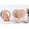 Image de Bjorn - 6 Assiettes Oxygen rose poudre/beige - D.21.5 cm OS