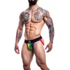 Image de Cut4Men Stripe String Noir/Pride L
