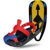 Image de EVVO SHOSHIBAA, Raquette Neige pour Enfant, Fixations Réglables, Crampons Souples, pour Enfant, Tout Terrain, Randonnée Neige