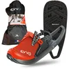 Image de EVVO - Originale - Raquette à Neige Made in France avec Semelles Cloutées Michelin®, Fixations Réglables, pour Homme et Femme avec Sac de Transport Inclus, Tout Terrain, Randonnée Neige