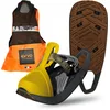 Image de EVVO - TOREE - Raquette à Neige Made in France avec Semelles Biosourced90® Cloutées Michelin®, Fixations Réglables, pour Homme et Femme avec Sac de Transport Inclus, Tout Terrain, Randonnée Neige