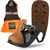 Image de EVVO - TOREE - Raquette à Neige Made in France avec Semelles Biosourced90® Cloutées Michelin®, Fixations Réglables, pour Homme et Femme avec Sac de Transport Inclus, Tout Terrain, Randonnée Neige