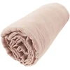 Image de L'Effet Papillon - Drap housse Gaze de Coton Gaïa Guimauve rose 140x190 cm