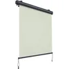 Image de Canopée Store Vertical Extérieur 160 x 250 cm - Rétractable avec Coffre et Manivelle - Brise-Vue Balcon Terrasse Jardin - Beige