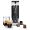 Image de Handpresso - cafetière portable E-Presso+ 21710 | mini cafetiere electrique à batterie haute performance amovible/rechargeable USB | Cafetiere portable de voyage pour capsules expresso ou café moulu