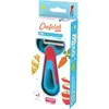 Image de Couteau éplucheur CHEFCLUB Kids bleu et rouge