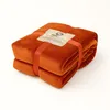 Image de Plaid Sherpa Flanelle 150x200cm - 480GSM   Ultra-Doux & Chaud, Couverture Cocooning pour Canapé & Lit   Terracotta   Déco Arts