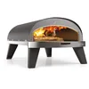 Image de ZiiPa   Four à Pizza Piana à Gaz   Coloris Ardoise   Compact & Innovant   Chauffe en 30 Min   Cuisson Express 90 sec   Pierre Cordiérite Ø31,5 cm