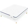 Image de Leonis - Ensemble Matelas + Sommier Vasco bleu/blanc - 140x190 cm 140x190 cm