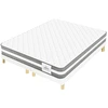 Image de Leonis - Ensemble Matelas + 2 Sommiers Leon gris/blanc - 2x80x200 cm 160x200 cm
