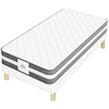 Image de Leonis - Ensemble Matelas + Sommier Leon gris/blanc - 90x200 cm 90x200 cm
