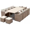 Image de Alice's Garden Salon de Jardin 8-12 Places   Vabo   Coloris Beige, Coussins Beige, Table encastrable