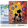 Image de Figured'Art Peinture par Numéro Adulte avec Cadre Chats Cartoon - Activité Manuelle Kit de Loisir Créatif DIY Numéro d'Art Complet - 40x50cm toile tendue sur châssis
