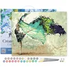 Image de Figured'Art Peinture par Numéro Adulte avec Cadre Ballerine Moderne - Activité Manuelle Kit de Loisir Créatif DIY Numéro d'Art Complet - 40x50cm toile tendue sur châssis