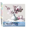Image de Figured'Art Peinture par Numéro Adulte Magnolia - Activité Manuelle Kit de Loisir Créatif DIY Numéro d'Art Complet - 40x50cm sans châssis en bois