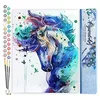 Image de Figured'Art Peinture par Numéro Adulte Cheval coloré - Activité Manuelle Kit de Loisir Créatif DIY Numéro d'Art Complet - 40x50cm sans châssis en bois