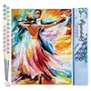 Image de Figured'Art Peinture par Numéro Adulte Danse de Salon - Activité Manuelle Kit de Loisir Créatif DIY Numéro d'Art Complet - 40x50cm sans châssis en bois