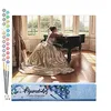 Image de Figured'Art Peinture par Numéro Adulte Ambition d'une jeune pianiste - Activité Manuelle Kit de Loisir Créatif DIY Numéro d'Art Complet - 40x50cm sans châssis en bois