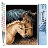 Image de Figured'Art Peinture par Numéro Adulte Jument et son Petit - Activité Manuelle Kit de Loisir Créatif DIY Numéro d'Art Complet - 40x50cm sans châssis en bois