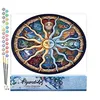 Image de Figured'Art Peinture par Numéro Adulte Zodiaque - Activité Manuelle Kit de Loisir Créatif DIY Numéro d'Art Complet - 40x50cm sans châssis en bois