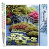 Image de Figured'Art Peinture par Numéro Adulte Le Pont de Nihonbashi au Japon - Activité Manuelle Kit de Loisir Créatif DIY Numéro d'Art Complet - 40x50cm sans châssis en bois