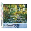 Image de Figured'Art Peinture par Numéro Adulte Le Bassin aux nymphéas Monet - Activité Manuelle Kit de Loisir Créatif DIY Numéro d'Art Complet - 40x50cm sans châssis en bois