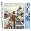 Image de Figured'Art Peinture par Numéro Adulte Balade Romantique - Activité Manuelle Kit de Loisir Créatif DIY Numéro d'Art Complet - 40x50cm sans châssis en bois