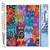 Image de Figured'Art Peinture par Numéro Adulte Chats abstraits - Activité Manuelle Kit de Loisir Créatif DIY Numéro d'Art Complet - 40x50cm sans châssis en bois