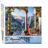 Image de Figured'Art Peinture par Numéro Adulte Une Déesse au bord de l'eau - Activité Manuelle Kit de Loisir Créatif DIY Numéro d'Art Complet - 40x50cm sans châssis en bois