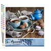 Image de Figured'Art Peinture par Numéro Adulte Chocolat Chaud - Activité Manuelle Kit de Loisir Créatif DIY Numéro d'Art Complet - 40x50cm sans châssis en bois