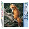 Image de Figured'Art Peinture par Numéro Adulte Renard dans les Fougères - Activité Manuelle Kit de Loisir Créatif DIY Numéro d'Art Complet - 40x50cm sans châssis en bois