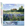 Image de Figured'Art Peinture par Numéro Adulte A la Campagne - Activité Manuelle Kit de Loisir Créatif DIY Numéro d'Art Complet - 40x50cm sans châssis en bois
