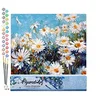 Image de Figured'Art Peinture par Numéro Adulte Champ de Marguerites et Ciel bleu - Activité Manuelle Kit de Loisir Créatif DIY Numéro d'Art Complet - 40x50cm sans châssis en bois