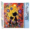 Image de Figured'Art Peinture par Numéro Adulte Chats Cartoon - Activité Manuelle Kit de Loisir Créatif DIY Numéro d'Art Complet - 40x50cm sans châssis en bois