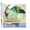 Image de Figured'Art Peinture par Numéro Adulte Ballerine Moderne - Activité Manuelle Kit de Loisir Créatif DIY Numéro d'Art Complet - 40x50cm sans châssis en bois
