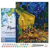 Image de Figured'Art Peinture par Numéro Adulte avec Cadre Van Gogh - Café - Activité Manuelle Kit de Loisir Créatif DIY Numéro d'Art Complet - 40x50cm toile tendue sur châssis