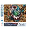 Image de Figured’Art Diamond Painting Broderie Diamant 40x50cm Toile Entière Roulée avec Strass Perles Carrés - Chouette précieuse - Kit Complet Animaux 5D DIY Activité Manuelle Loisirs Créatifs Adultes