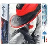Image de Figured’Art Diamond Painting Broderie Diamant 40x50cm Toile Entière Roulée avec Strass Perles Carrés - Femme au chapeau Rouge - Kit Complet 5D DIY Activité Manuelle Loisirs Créatifs Adultes