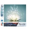 Image de Figured’Art Diamond Painting Broderie Diamant 40x50cm Toile Entière Roulée avec Strass Perles Carrés - Magie Lumière - Kit Complet 5D DIY Activité Manuelle Loisirs Créatifs Adultes