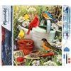 Image de Figured’Art Diamond Painting Broderie Diamant 40x50cm Toile Entière Roulée avec Strass Perles Carrés - Oiseaux dans le Jardin - Kit Complet Animaux 5D DIY Activité Manuelle Loisirs Créatifs Adultes