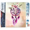 Image de Figured’Art Diamond Painting Broderie Diamant 40x50cm Toile Entière Roulée avec Strass Perles Carrés - Attrapeur de rêves - Kit Complet 5D DIY Activité Manuelle Loisirs Créatifs Adultes